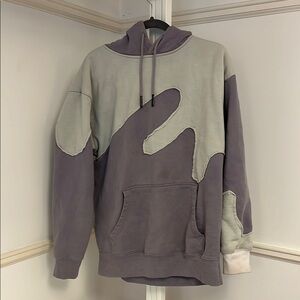 Chinatown Market purple color block hoodie